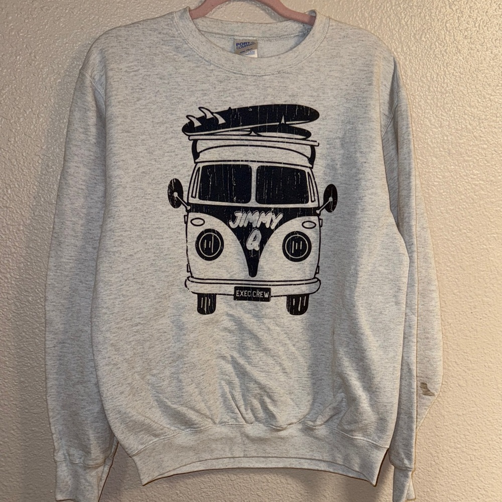 Gray Graphic Men’s Sweater